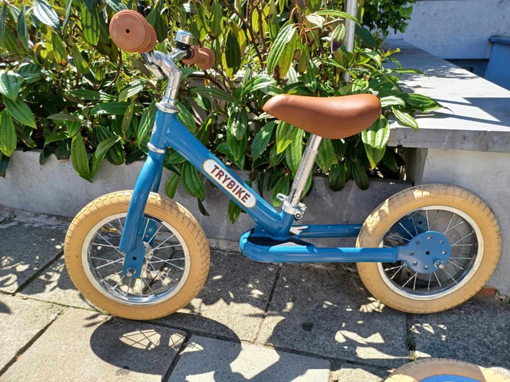 Trybike Steel 2-in-1 loopfiets Vintage Blauw, Ophalen