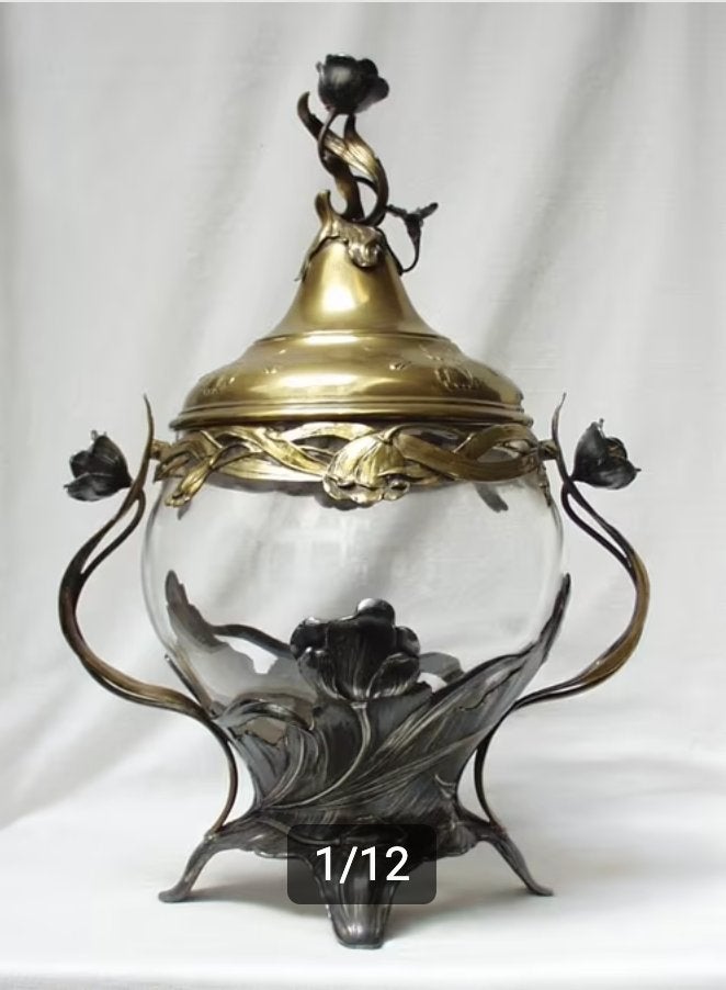 Art Nouveau Punchbowl., Ophalen of Verzenden