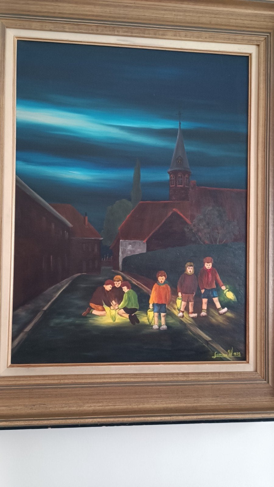 schilderij, Antiek en Kunst, Kunst | Schilderijen | Klassiek, Ophalen, Klassiek, Doek