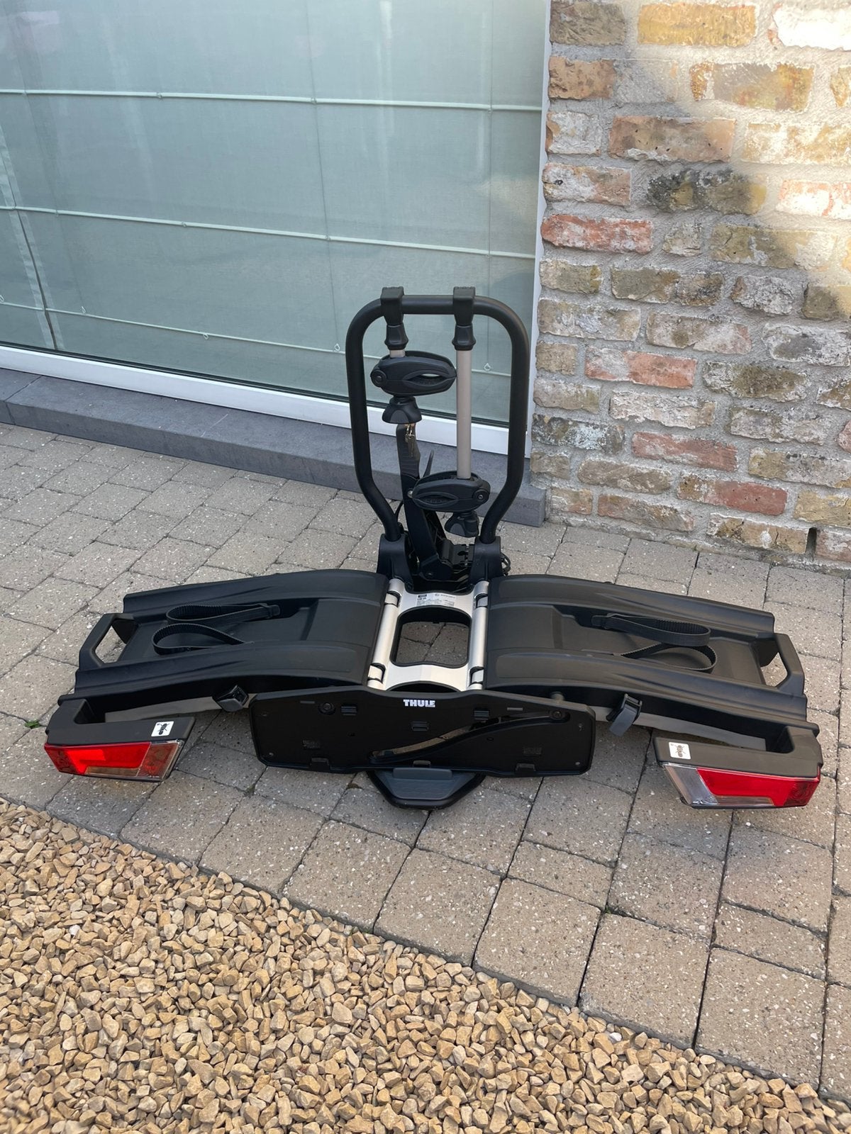 Thule Easyfold 933 XT, Auto diversen, Fietsendragers, Ophalen, Elektrische fiets, Zo goed als nieuw, 2 fietsen