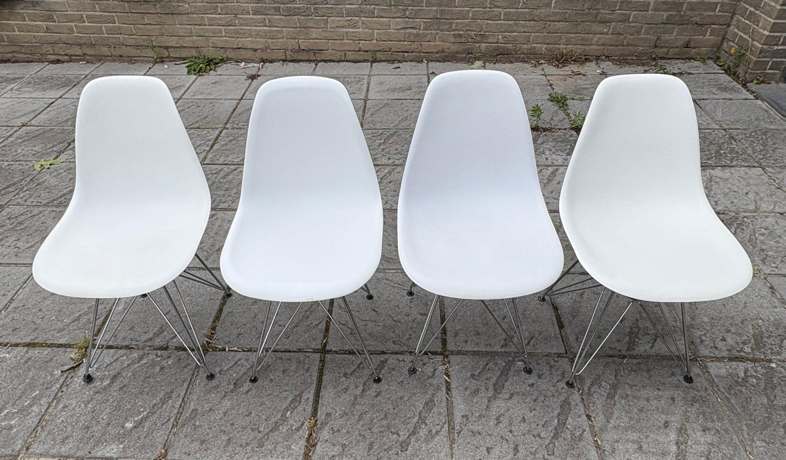 Stoelen, Maison & Meubles, Chaises, Synthétique, Enlèvement, Utilisé, Blanc