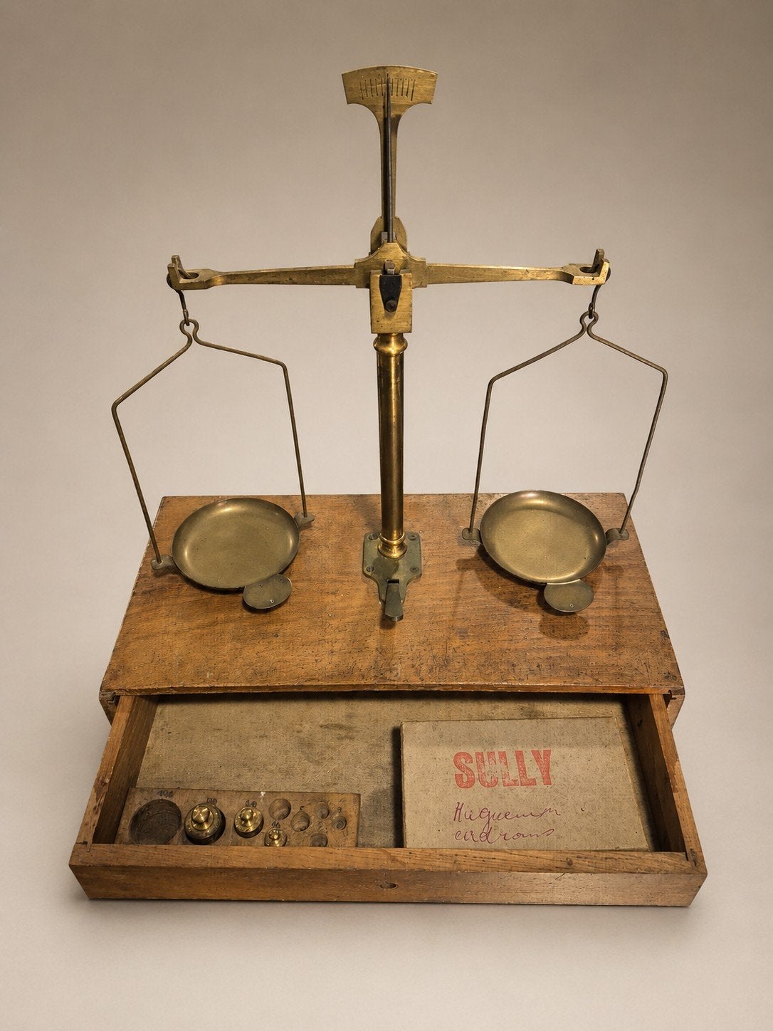 Balance ancienne de précision avec poids d'origine – Vintage, Enlèvement ou Envoi