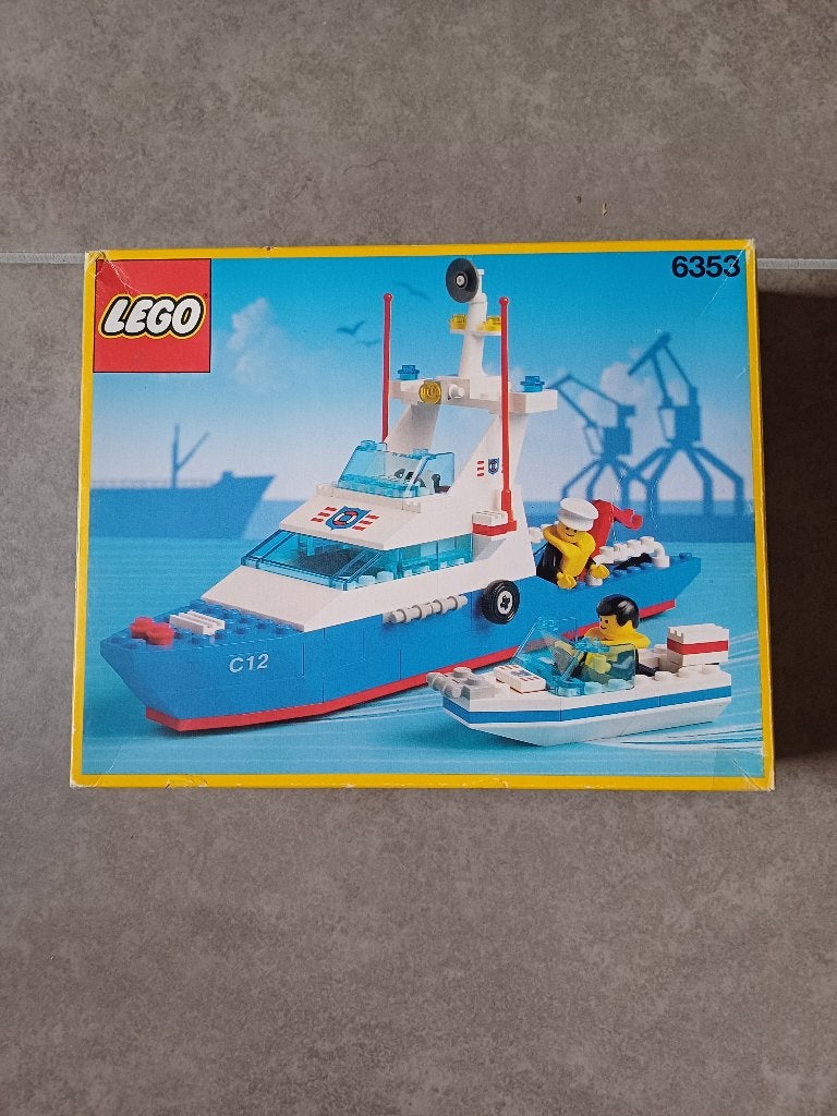 Lego City - Bâteau garde-côte (6353), City, Enlèvement ou Envoi, Lego, Ensemble complet