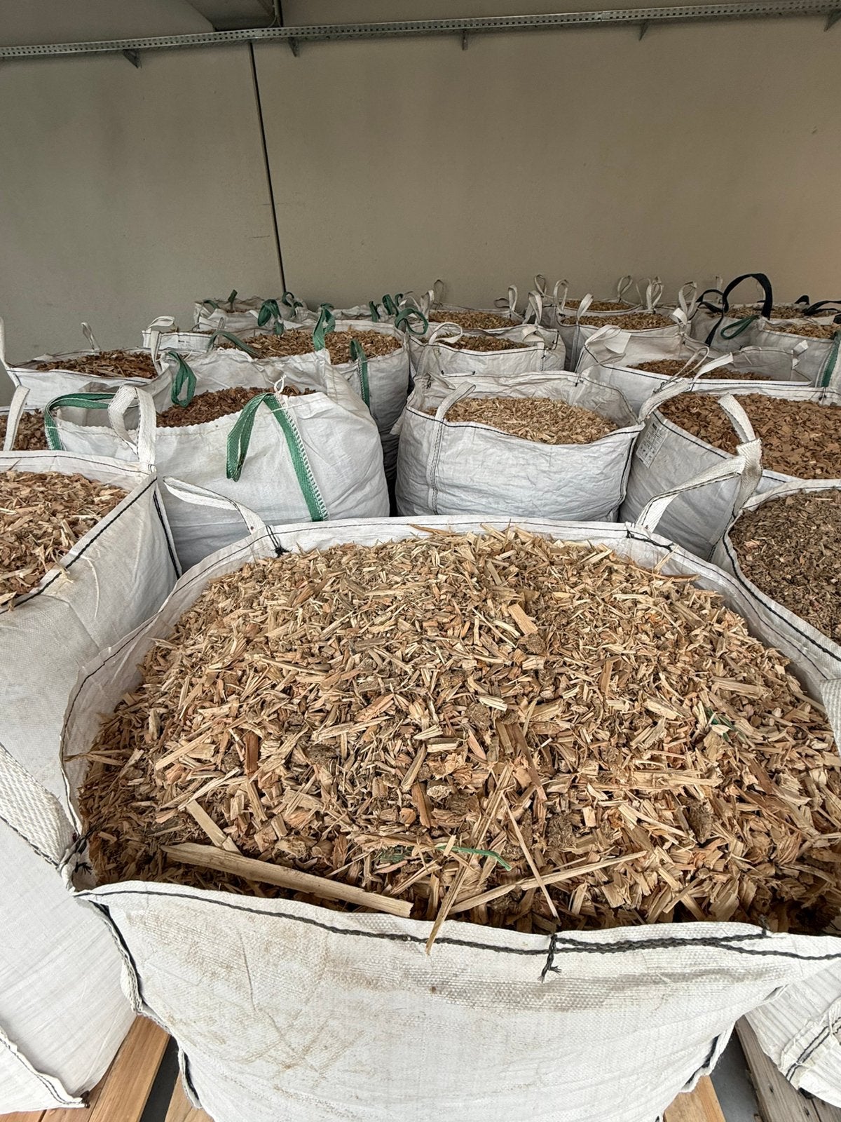 Houtsnippers in Big bags, Jardin & Terrasse, Enlèvement, Autres types