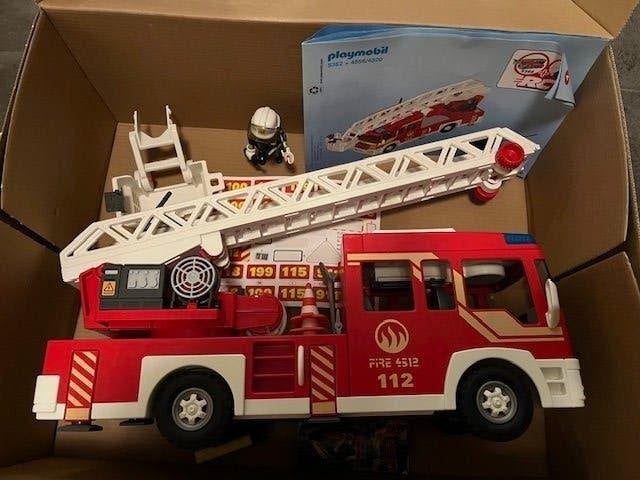 Playmobil brandweer ladderwagen nr 5362, Ophalen