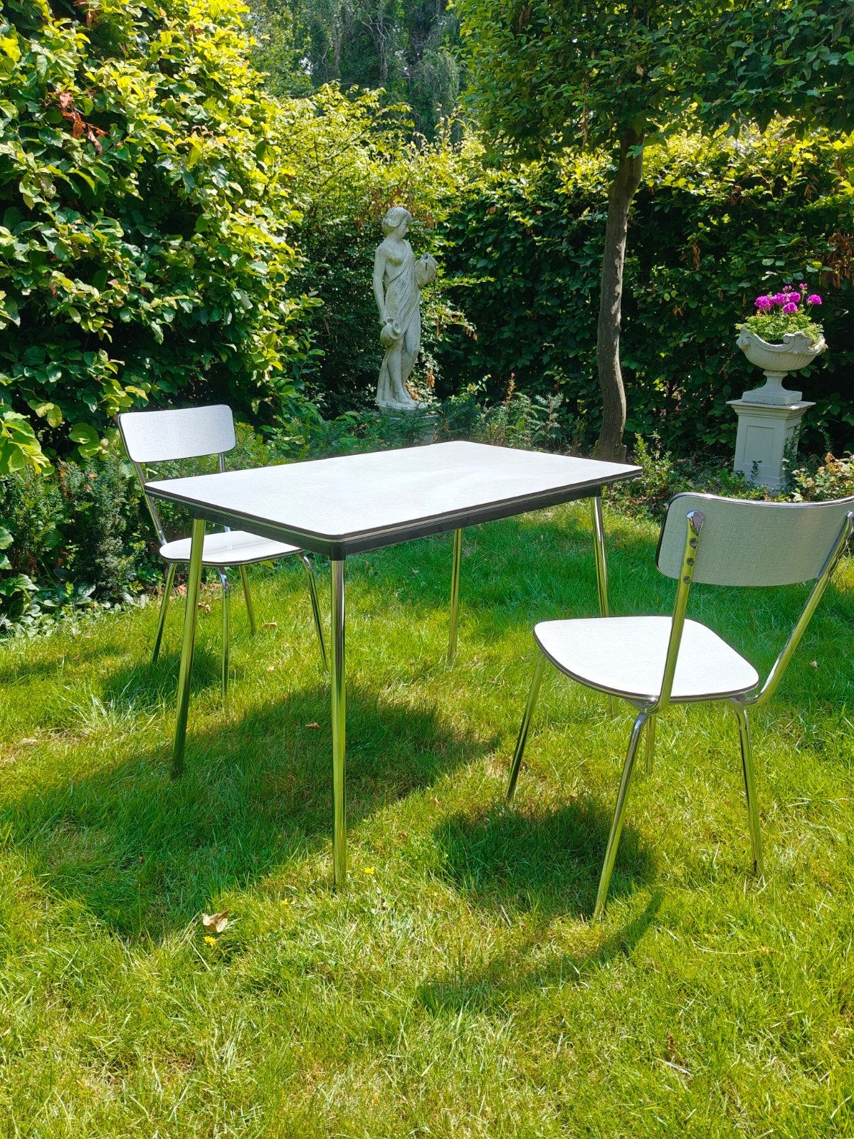 Vintage Retro FORMICA set_1 'chromen bies', Enlèvement