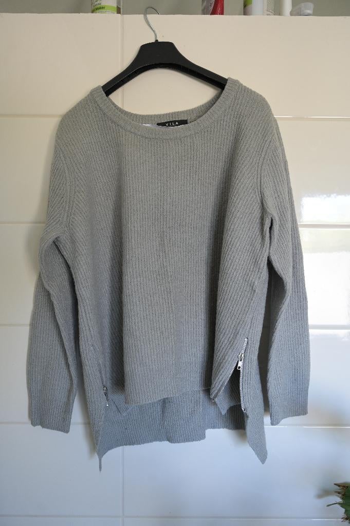 Grijze sweater VILA, Ophalen, Vila, Maat 42/44 (L), Zo goed als nieuw
