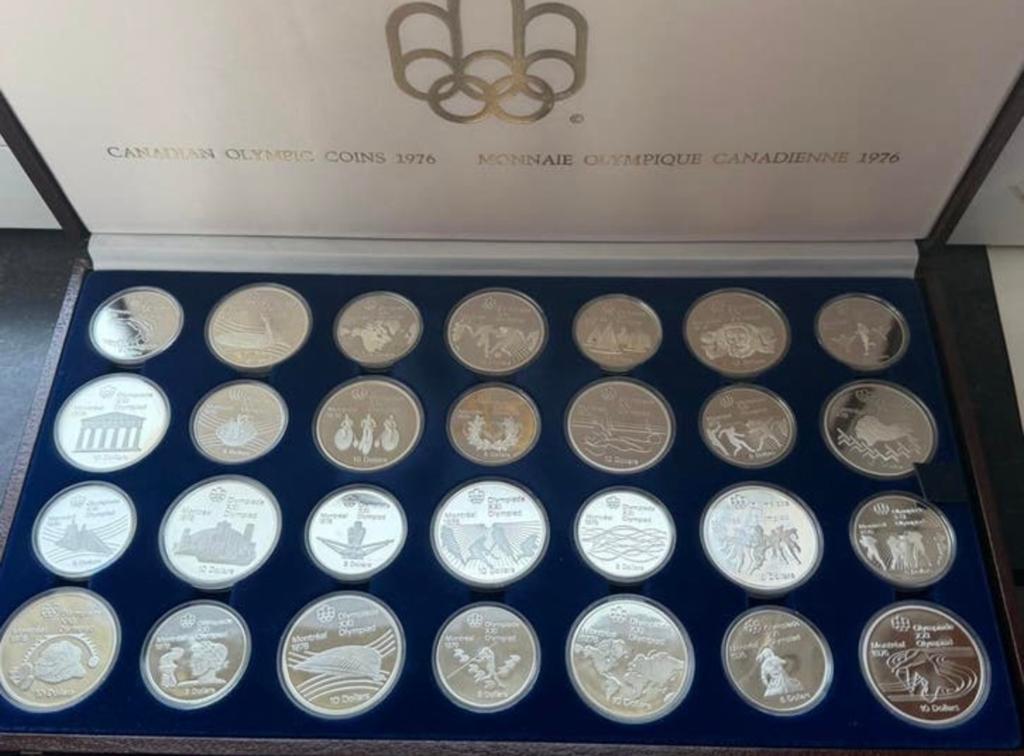 Montreal 1976 Olympic, Enlèvement, Amérique du Nord, Monnaie en vrac, Argent
