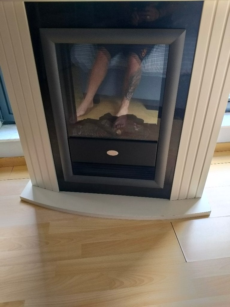 Elektrisch sierkacheltje, Enlèvement, Utilisé, Poêle