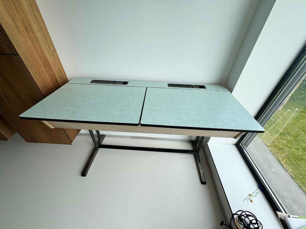 Pupitre vintage, Maison & Meubles, Bureaux, Autres marques, Bureau d'écolier, 120 cm, Vintage