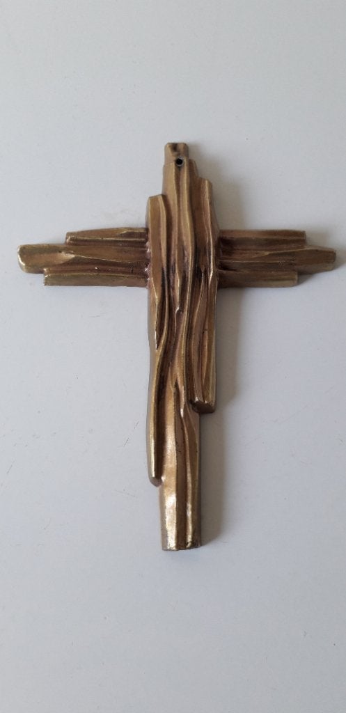 Kruisbeeld in koper, Ophalen of Verzenden, Koper