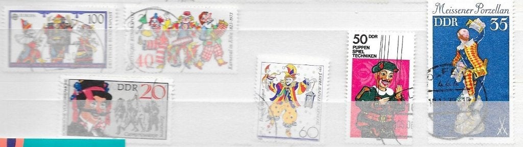 Timbres Cirque Allemagne e, Envoi, Affranchi