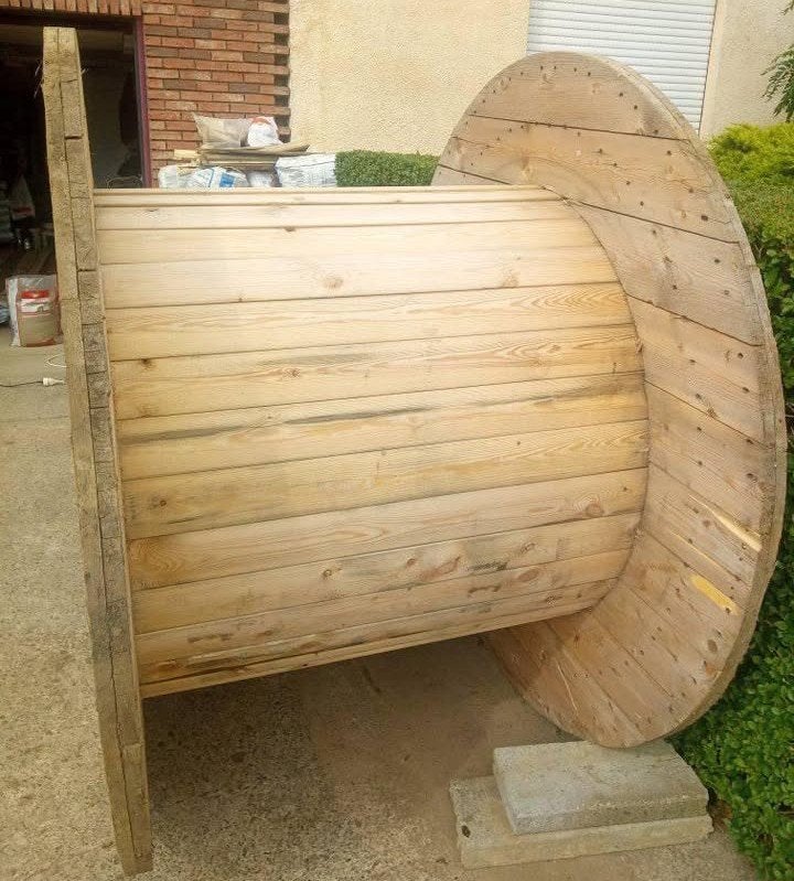 Bobine/bobine en bois, Enlèvement