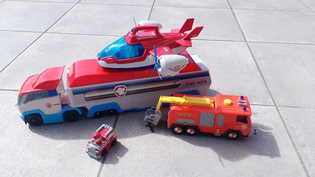 Paw Patrol / brandweerman Sam, Ophalen, Zo goed als nieuw