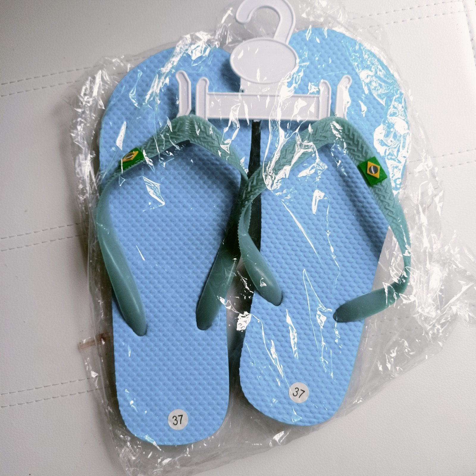 Tongs claquettes 37, Kleding | Dames, Schoenen, Nieuw, Slippers, Blauw, Ophalen