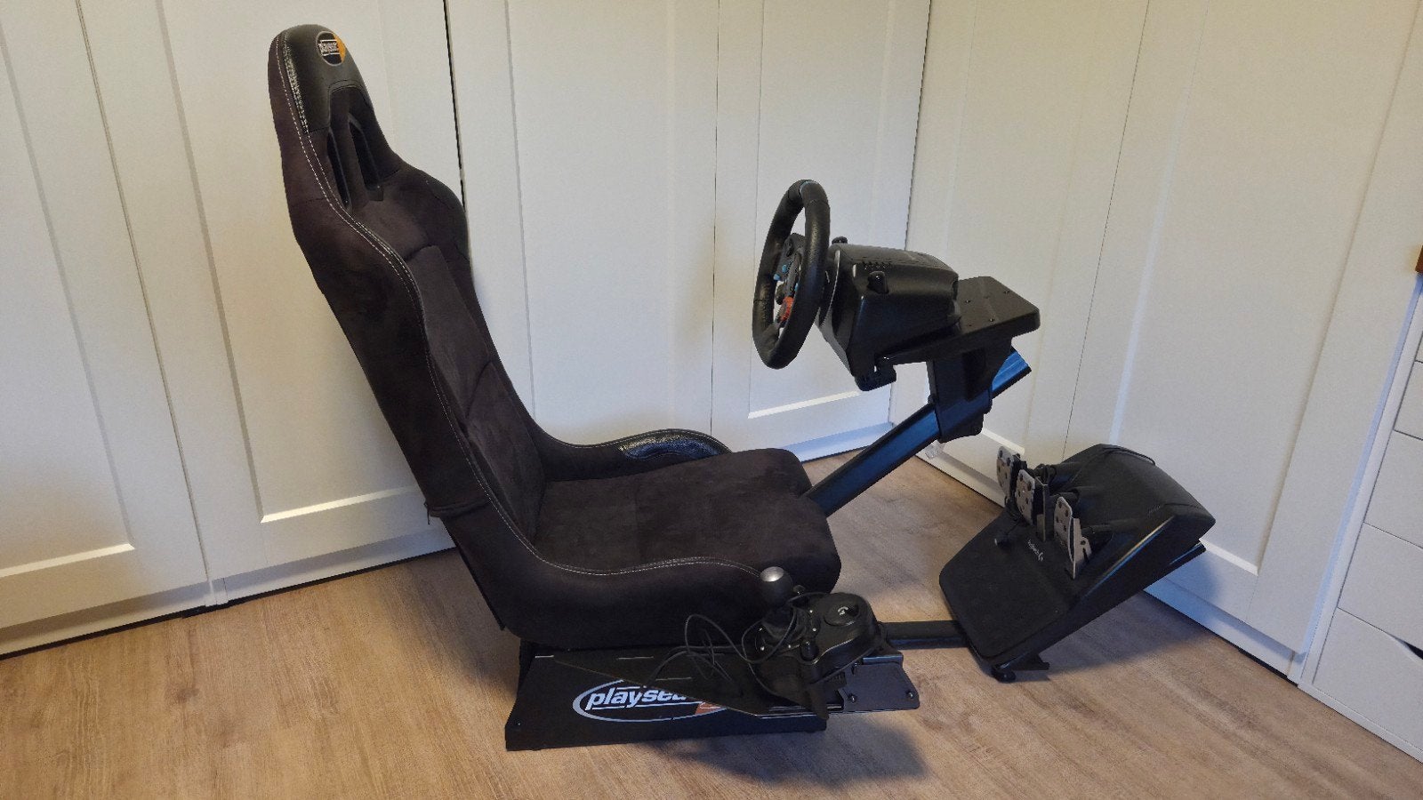 Playseat met logitech shifter en stuur (stuur werkt niet), Logitech, Ophalen, Shifter