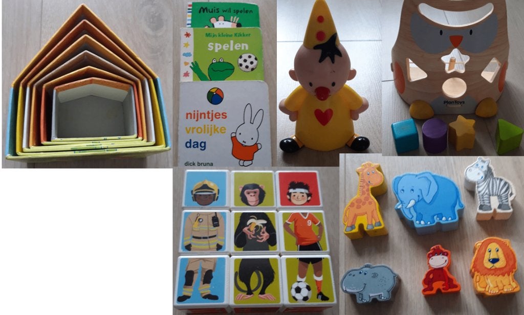 Set speelgoed peuters, Ophalen of Verzenden, Gebruikt, Bouwen