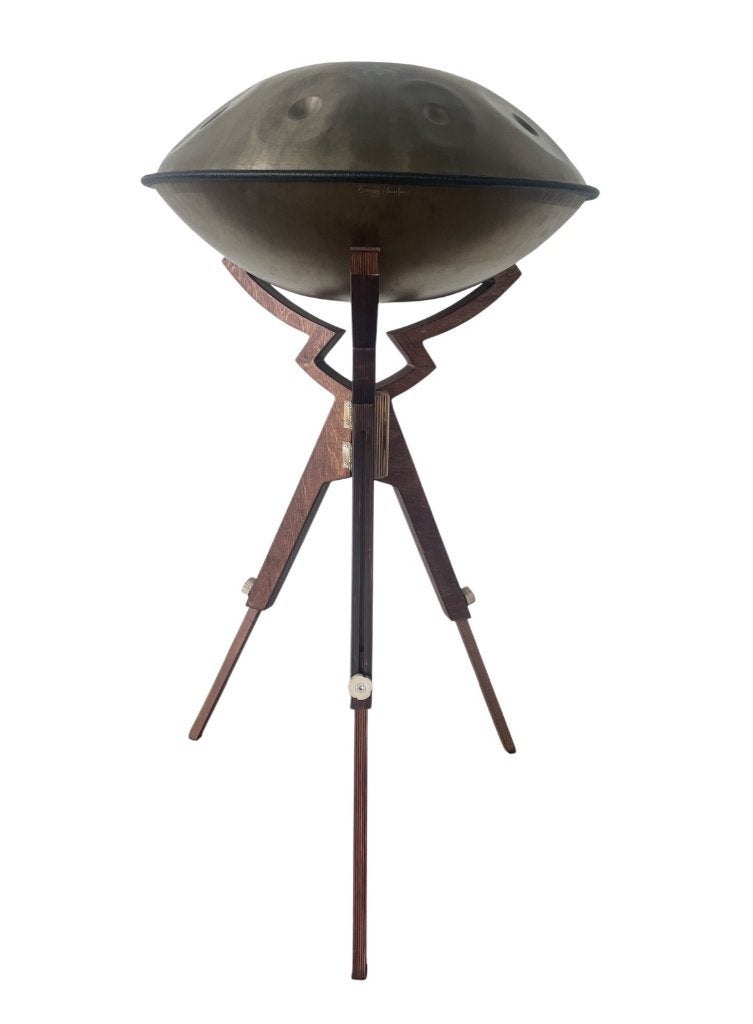 Houten handgemaakte handpan standaard podium model, Ophalen of Verzenden, Nieuw, Melodische percussie