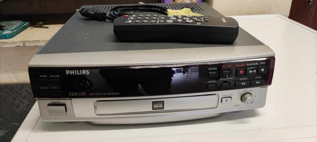 Audio CD Recorder Philips, Enlèvement