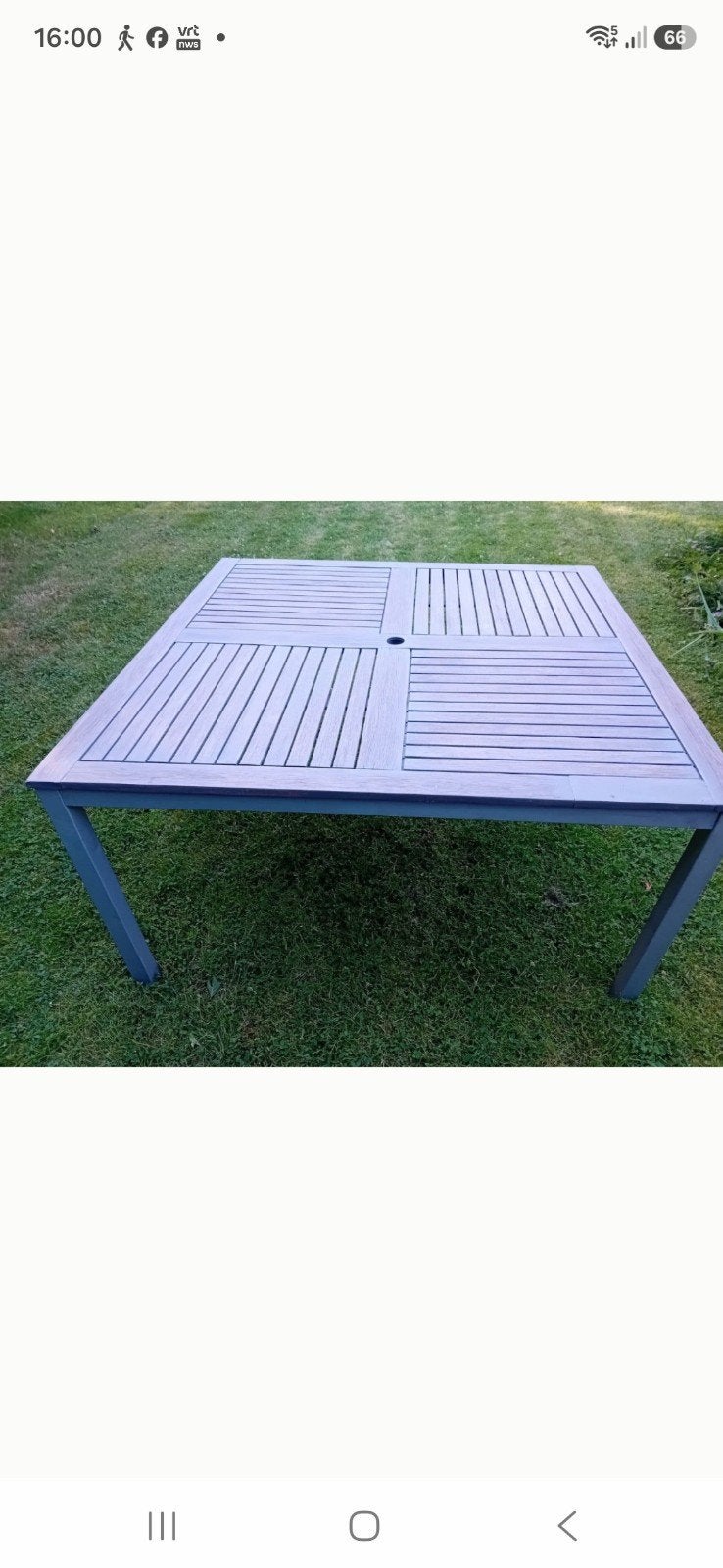 Tuintafel, Tuin en Terras, Ophalen, Aluminium