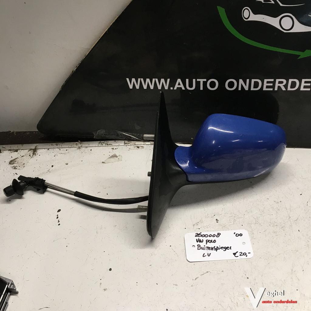 Vw Polo 2000 2600008 Buitenspiegel handbediend Links, Gebruikt, -, -, Ophalen of Verzenden