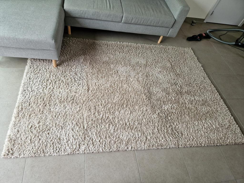 Tapijt, Huis en Inrichting, Ophalen, Beige, Zo goed als nieuw, 200 cm of meer