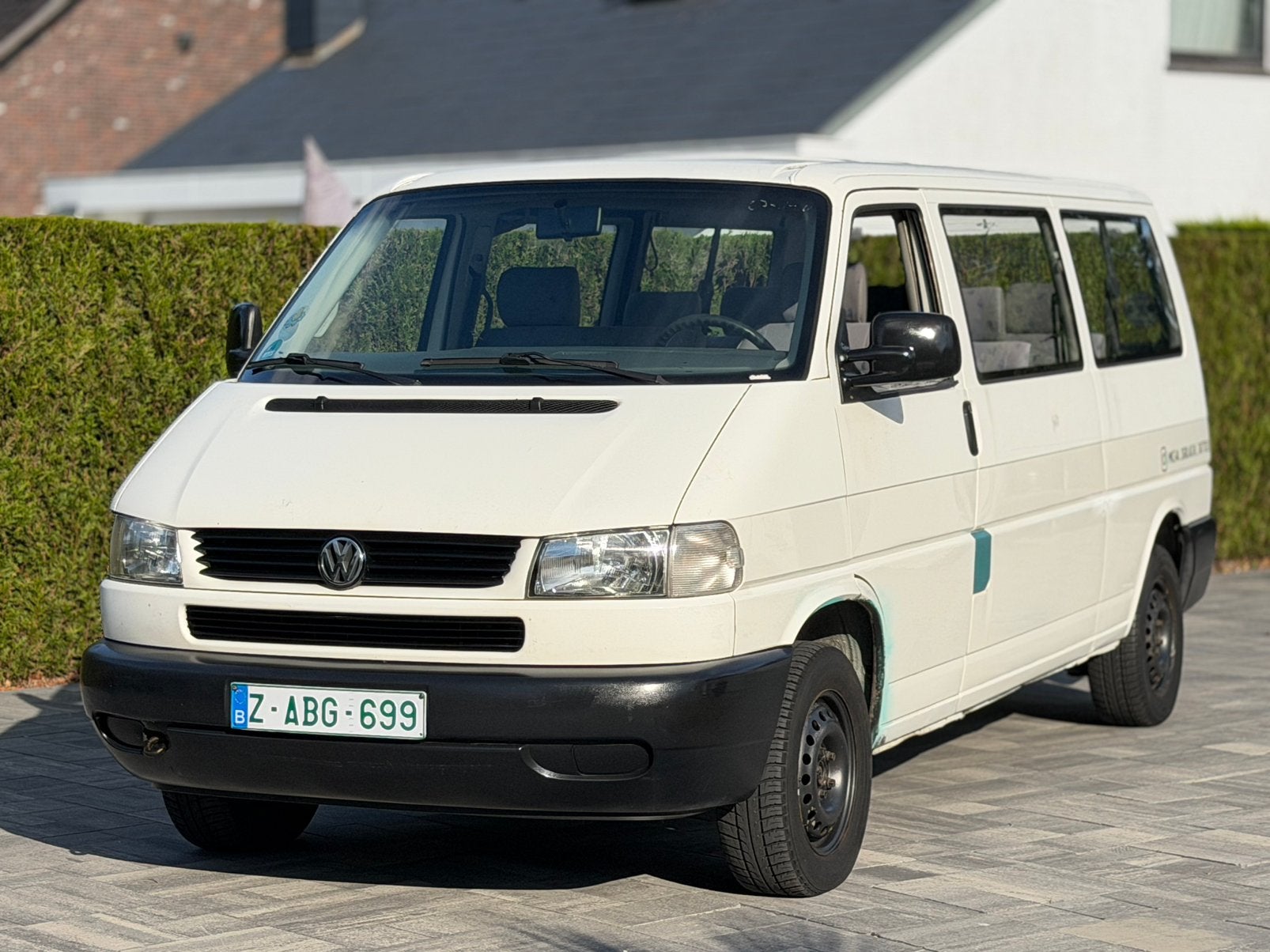 Vw T4 Caravelle 2.5i ** 9 plaatsen ** Automaat ** Airco **, Autos, Volkswagen, Achat, Entreprise, Carnet d'entretien, Automatique