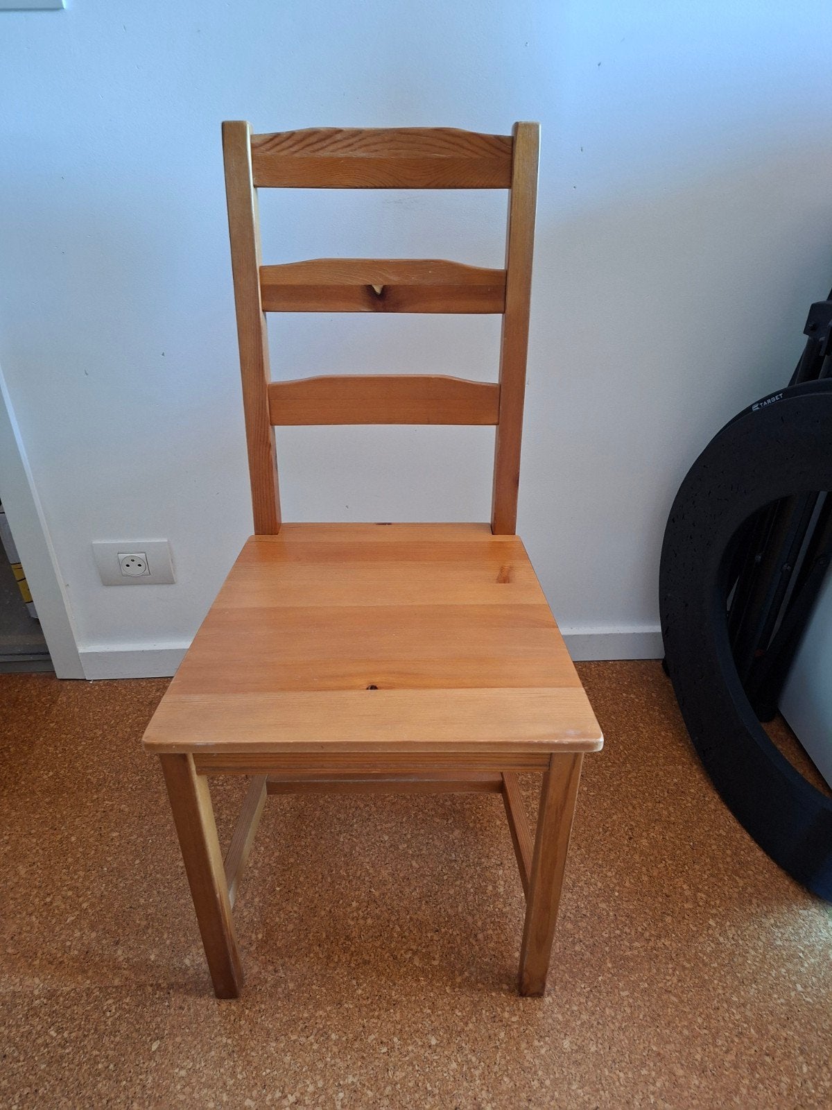 Houten stoelen (set van 4 stuks), Ophalen, Zo goed als nieuw, Bruin, Hout