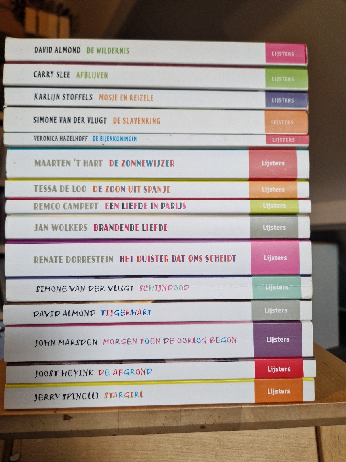 set 15 boeken 'Jonge Lijsters', Enlèvement ou Envoi, Utilisé