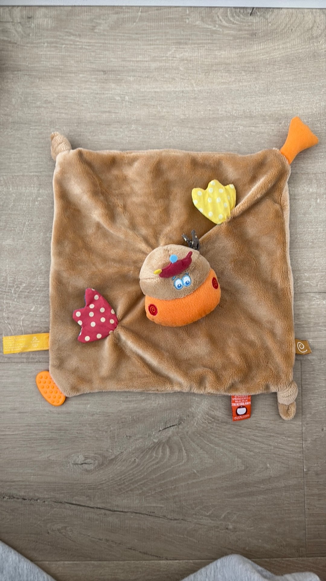 Knuffel eend dushi, Kinderen en Baby's, Ophalen, Nieuw, Eend, Klein (minder dan 20 cm)