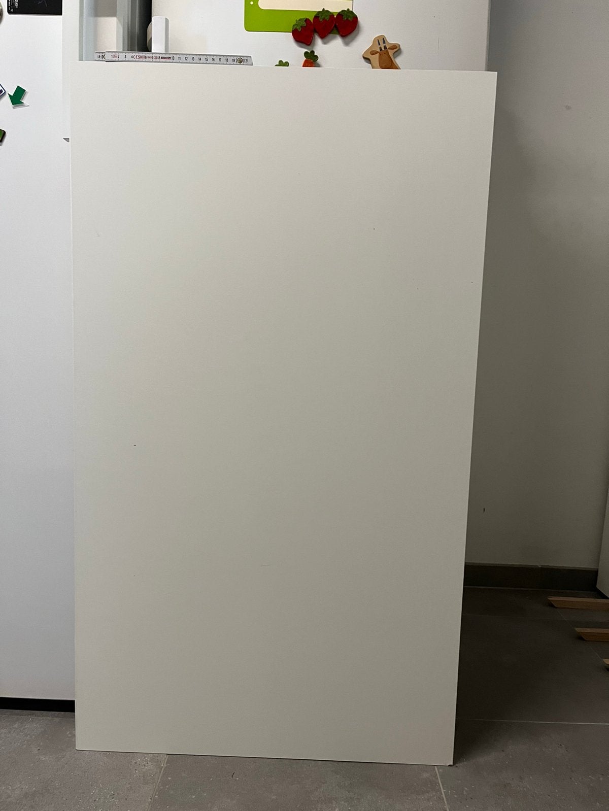 Keukenaanrecht werkblad wit, 110x63,5cm, 3,8cm diep, Ophalen, Nieuw, Hout, 20 tot 50 mm