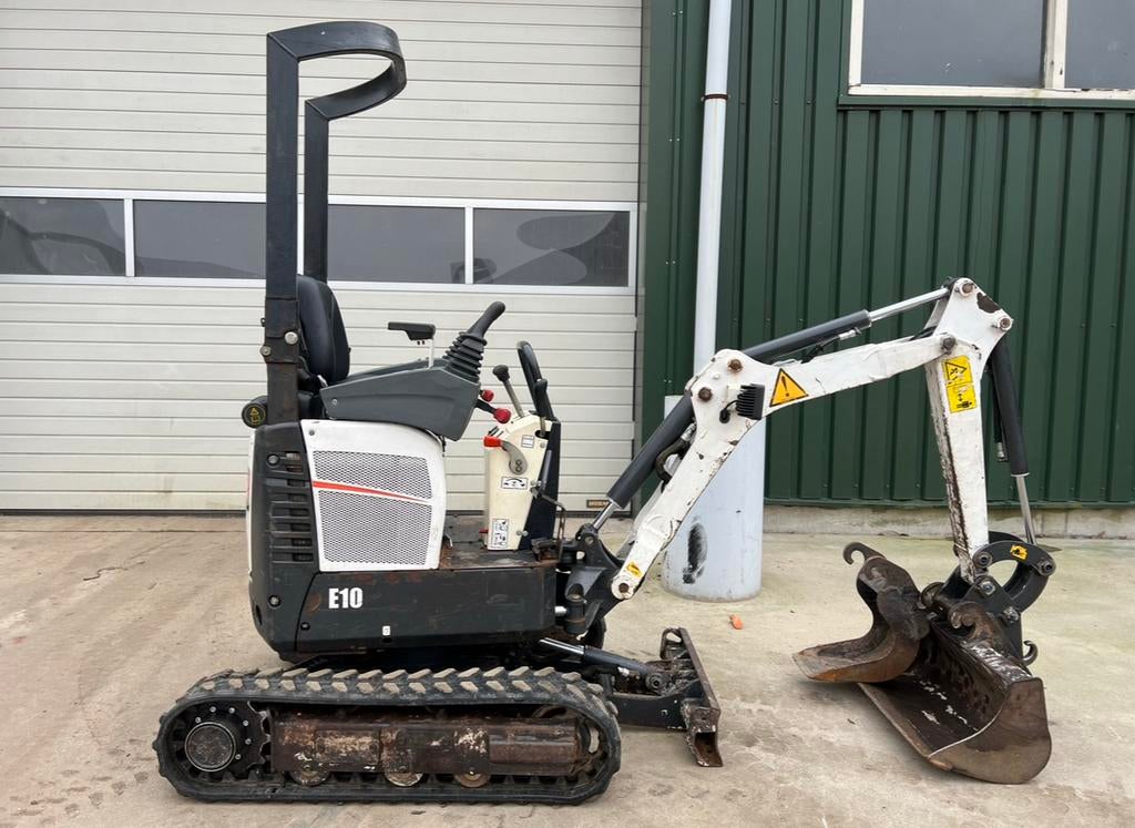 Bobcat E10 2017 minigraafmachine., Ophalen