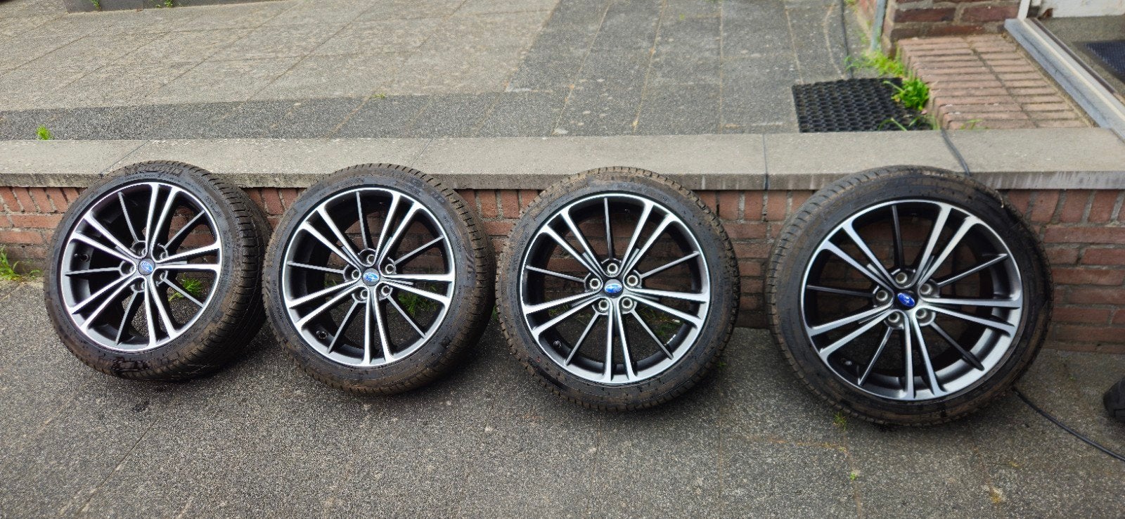 SUBARU BRZ / TOYOTA GT86 17inch originele 5X100 set, Auto-onderdelen, Banden en Velgen, Ophalen, Gebruikt, Banden en Velgen, 17 inch