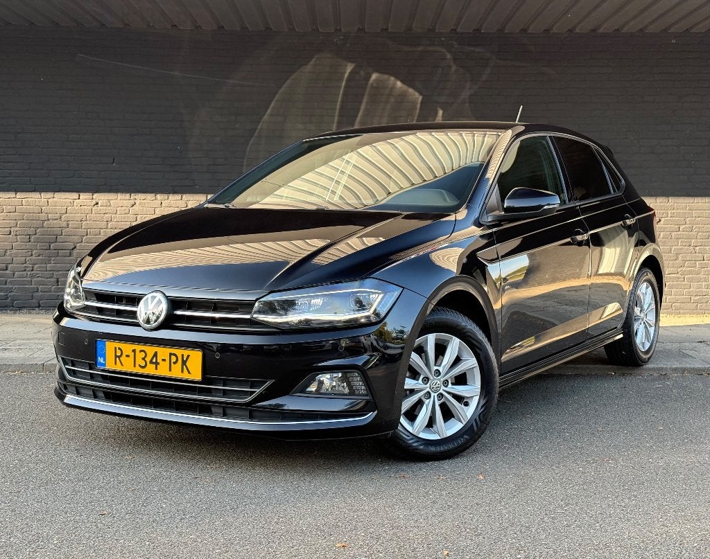 VW Polo 1.0 TSI R-Line | DSG 7 Boîte automatique | ACC, Autos, Achat, Euro 6, Entretenue par le concessionnaire, Noir