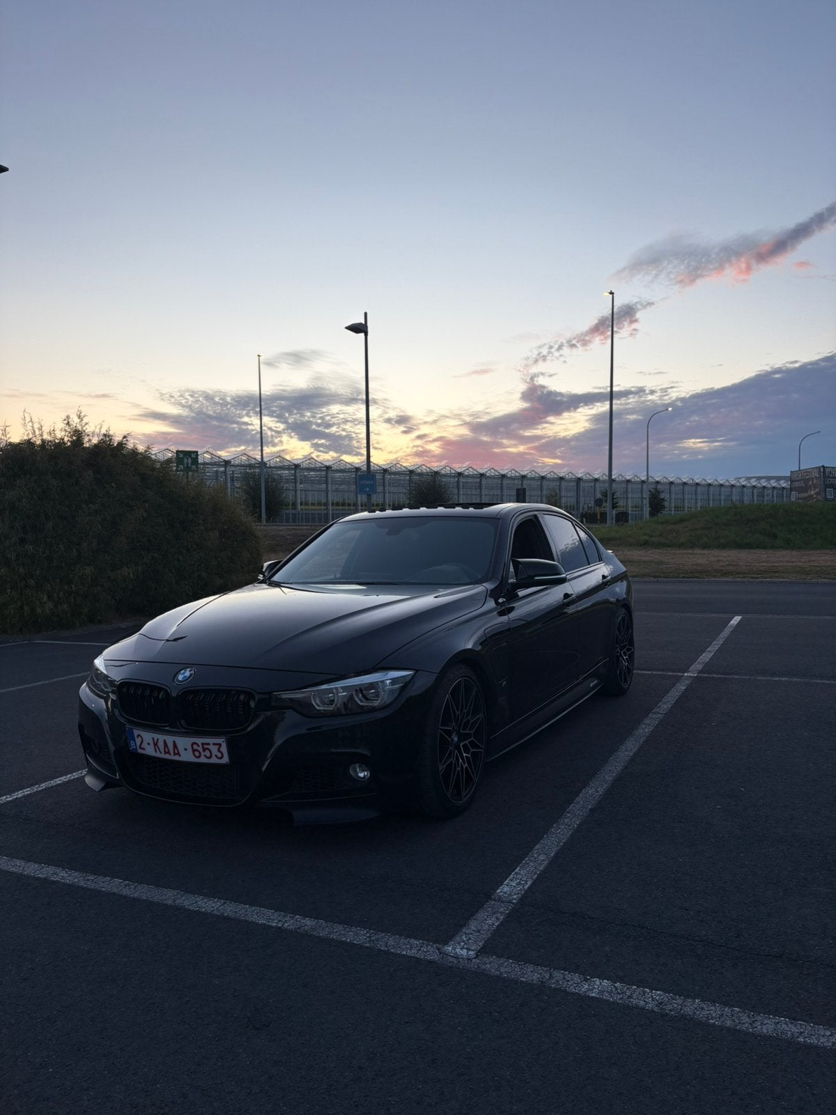 Bmw 330e f30, Auto's, Automaat, 4 deurs, Achterwielaandrijving, Zwart