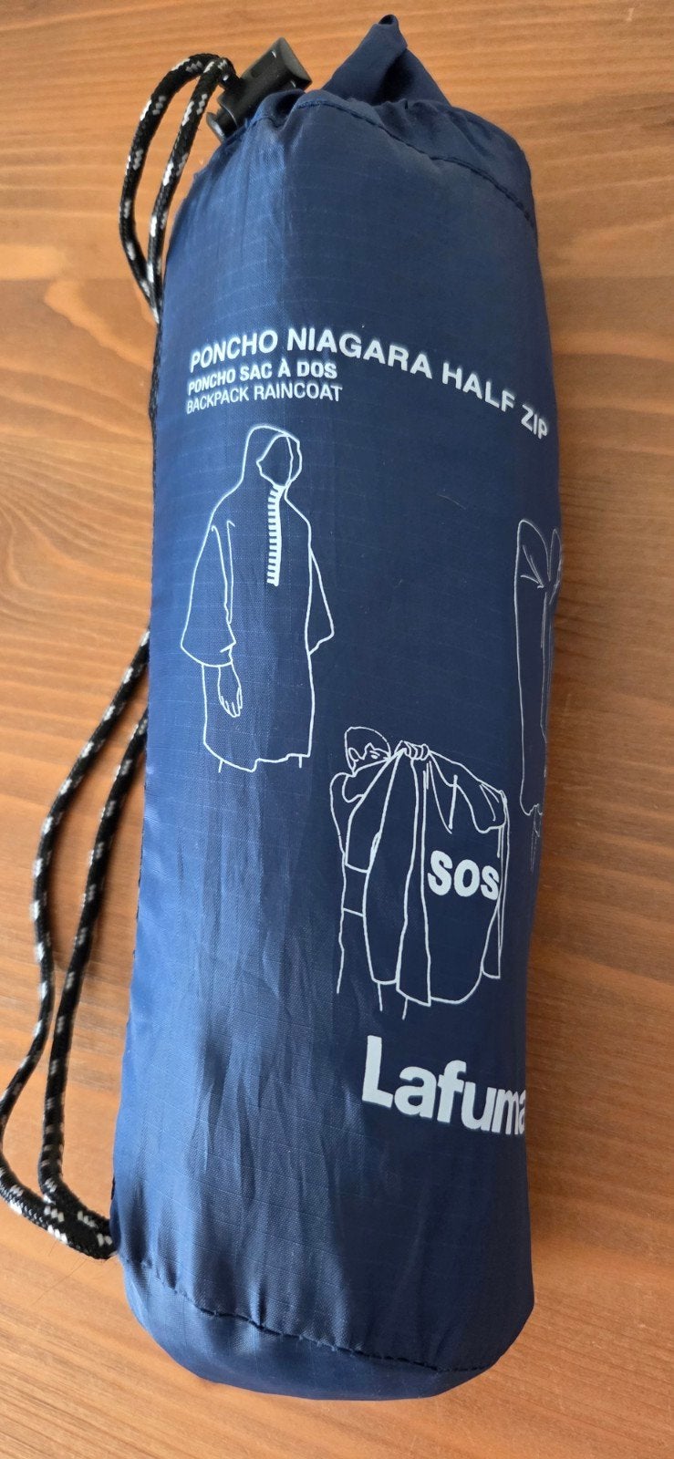 Lafuma regenponcho, Caravans en Kamperen, Regenkleding, Regenjas, Ophalen of Verzenden