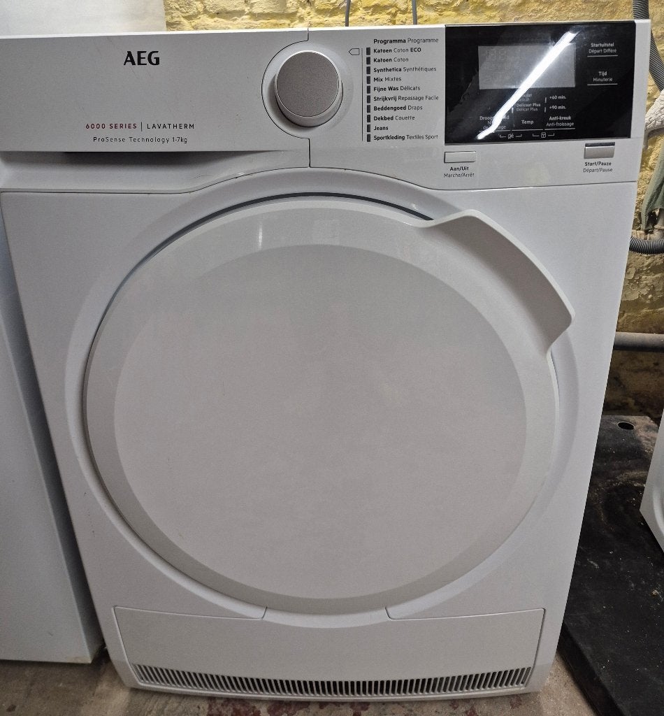 Sèche linge AEG, Electroménager, 6 à 8 kg, Enlèvement, Comme neuf, À condensation