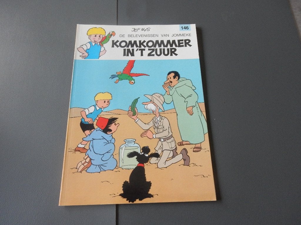 nr.10 - Jommeke: komkommer in 't zuur (nr 146), Eén stripboek, Ophalen of Verzenden, Gelezen