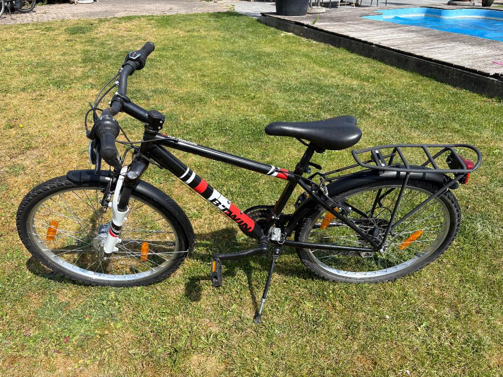 ROCKRIDER kindermountainbike, Ophalen, 24 inch, Velgrem, Versnellingen
