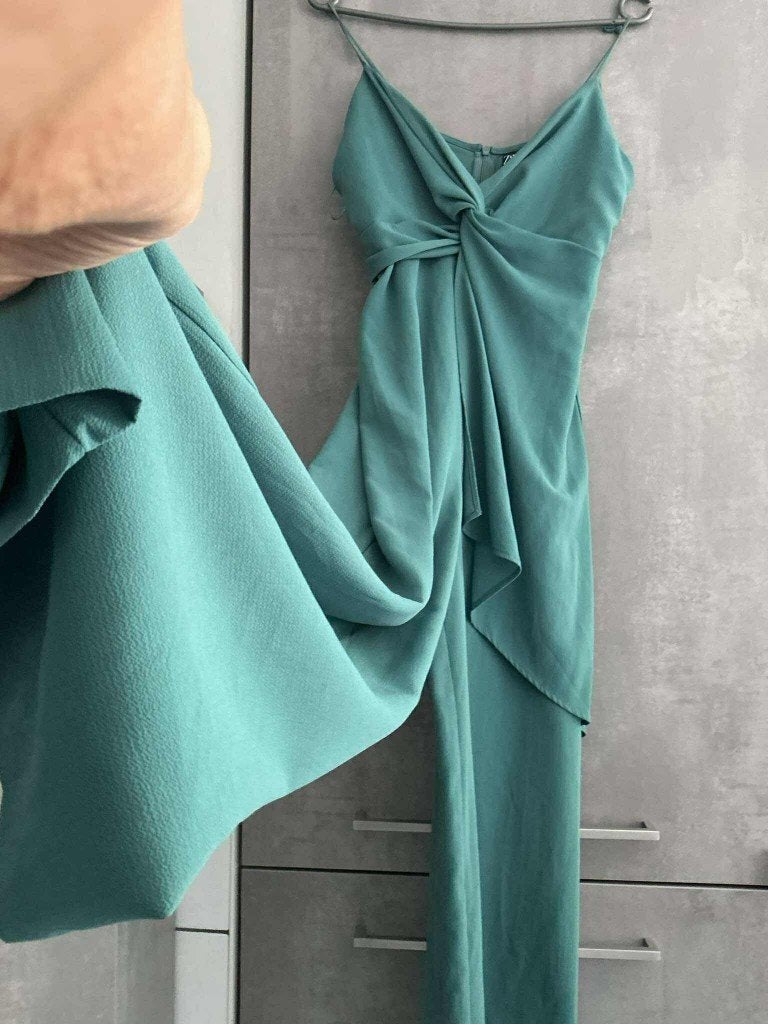 COMBI PANTALON neuve ZARA vert bleu S, Enlèvement ou Envoi, Autres couleurs, Comme neuf, Longs