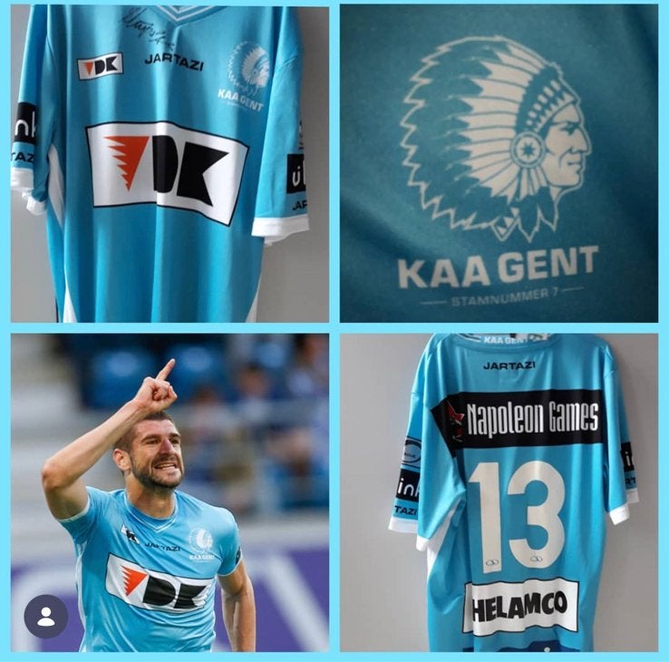 Matchworn Shirt Stefan Mitrovic, Enlèvement ou Envoi, Utilisé