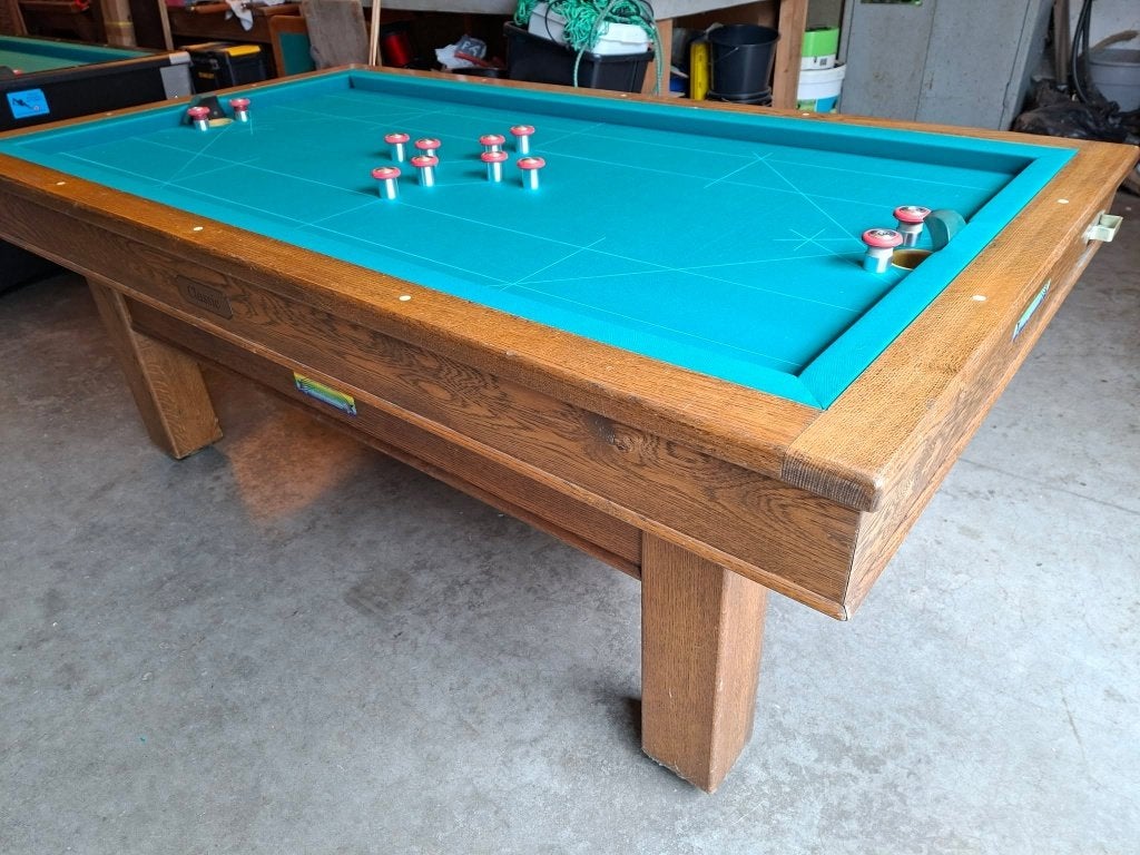 Biljarts en voetbaltafels., Enlèvement, Comme neuf, Table de billard
