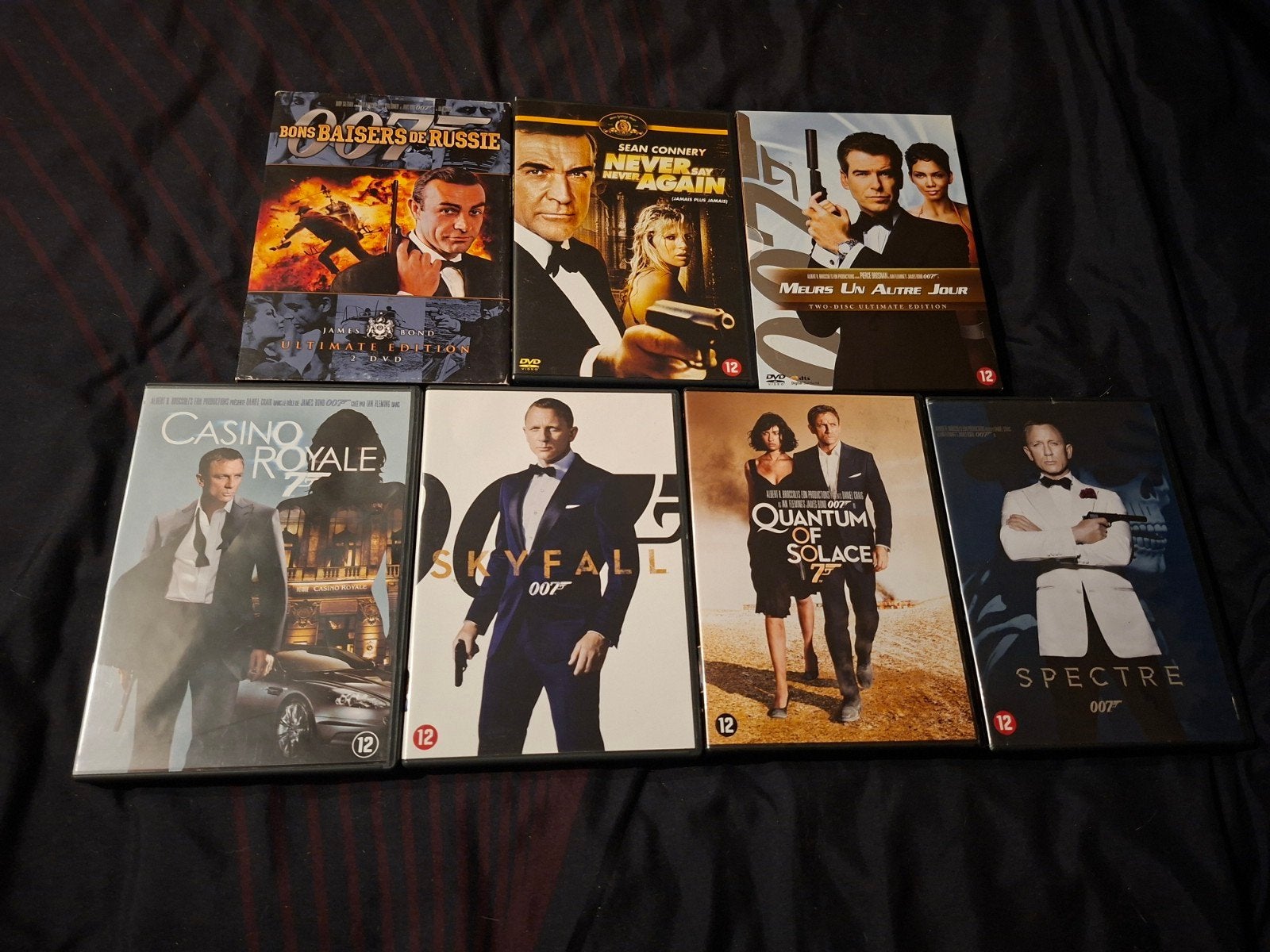 Te koop 7 James Bond DVD's, Cd's en Dvd's, Inclusief boekje, Nederlands, Actie, Ophalen of Verzenden
