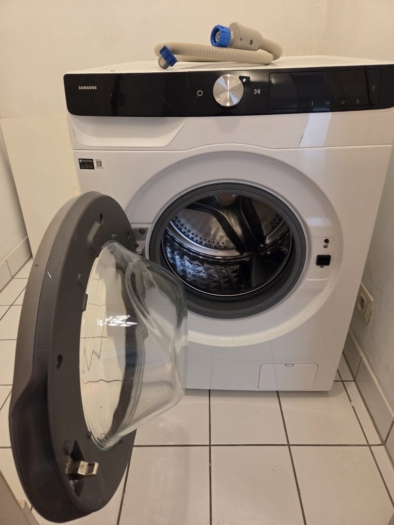 Samsung wasmachine energie A, 9kg, maar 2 jaar oud, Ophalen, Minder dan 1200 toeren, 8 tot 10 kg, Zo goed als nieuw