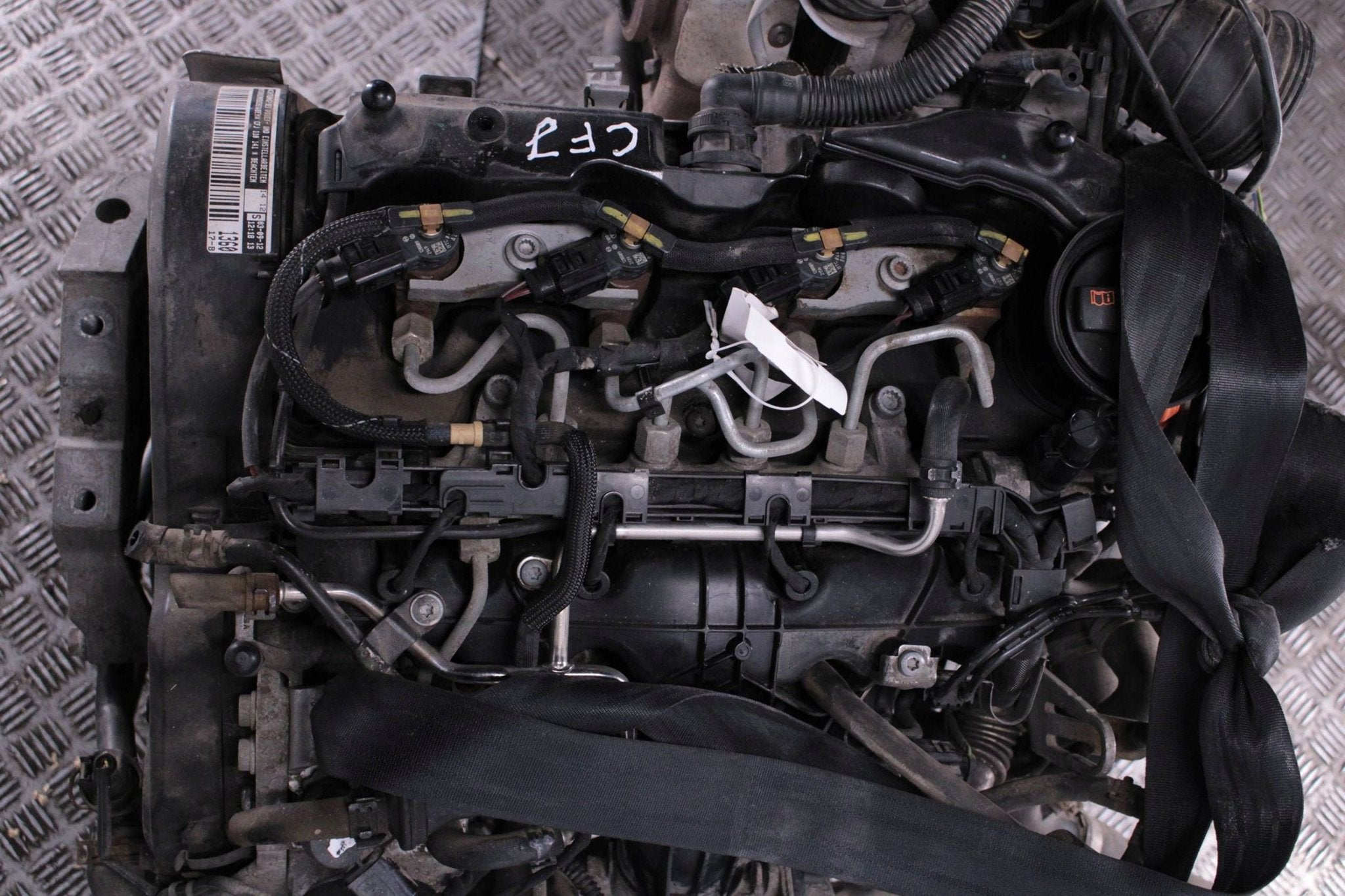 Moteur CFJB Complet TOURAN VW CADDY, Envoi, Utilisé, Skoda