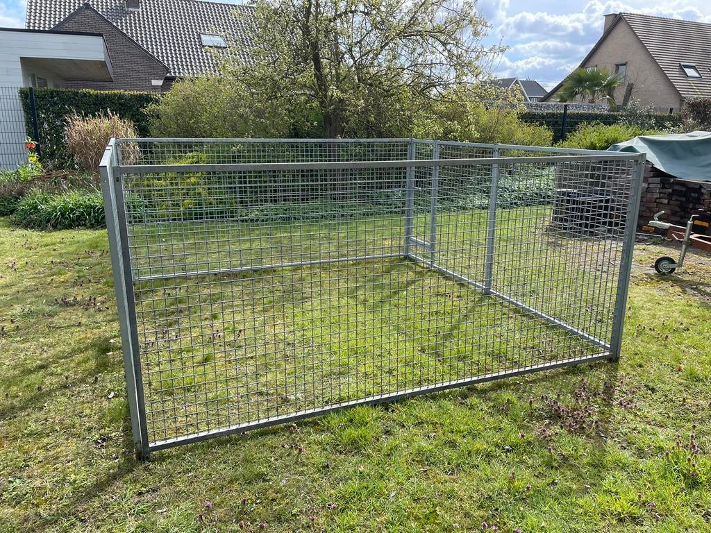 Puppyren 3x3m 1,5m hoog, Ophalen, Zo goed als nieuw