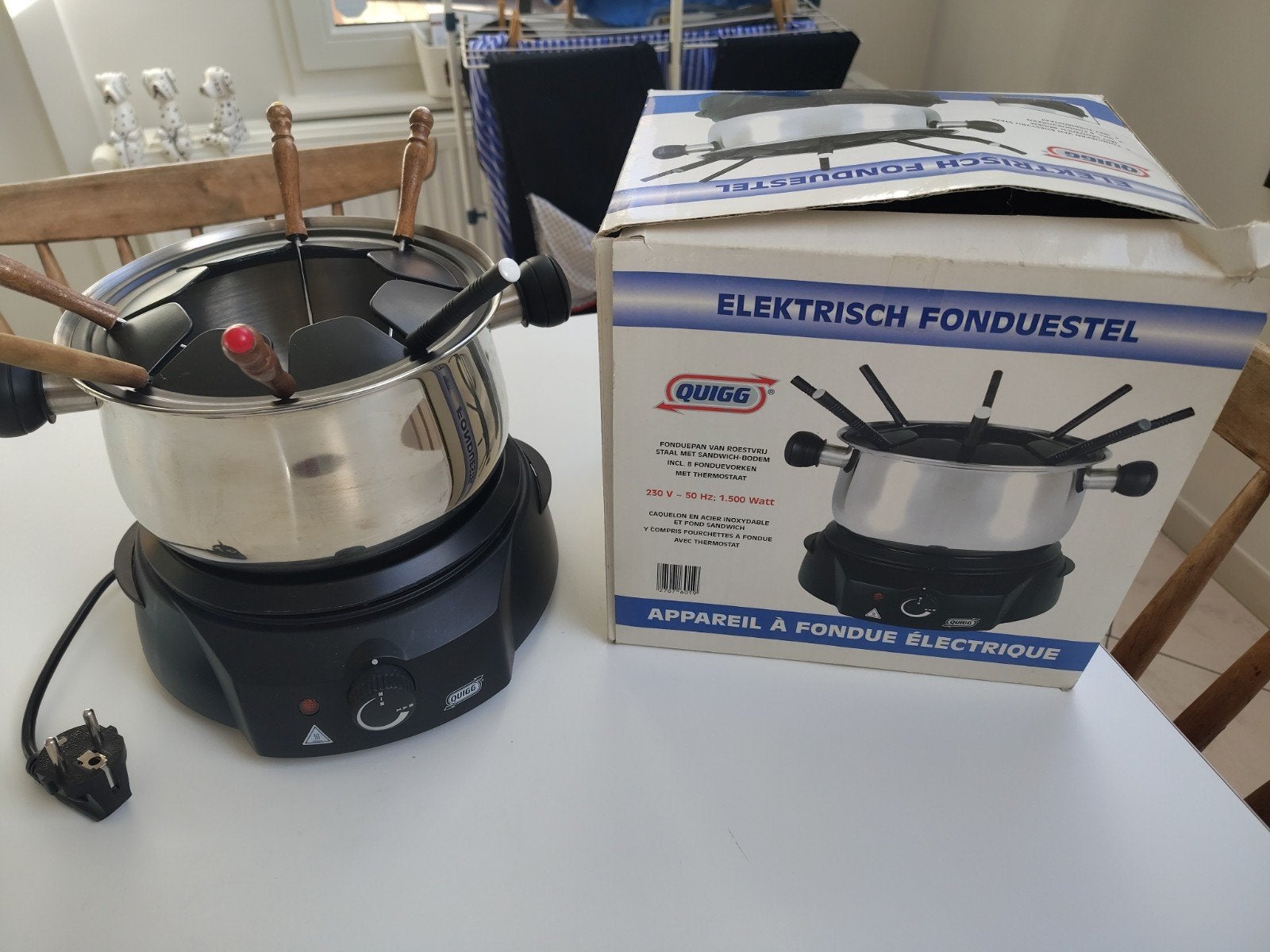 Elektrisch Fondueset, Electroménager, Fondue, Enlèvement ou Envoi, Électrique, Service à fondue