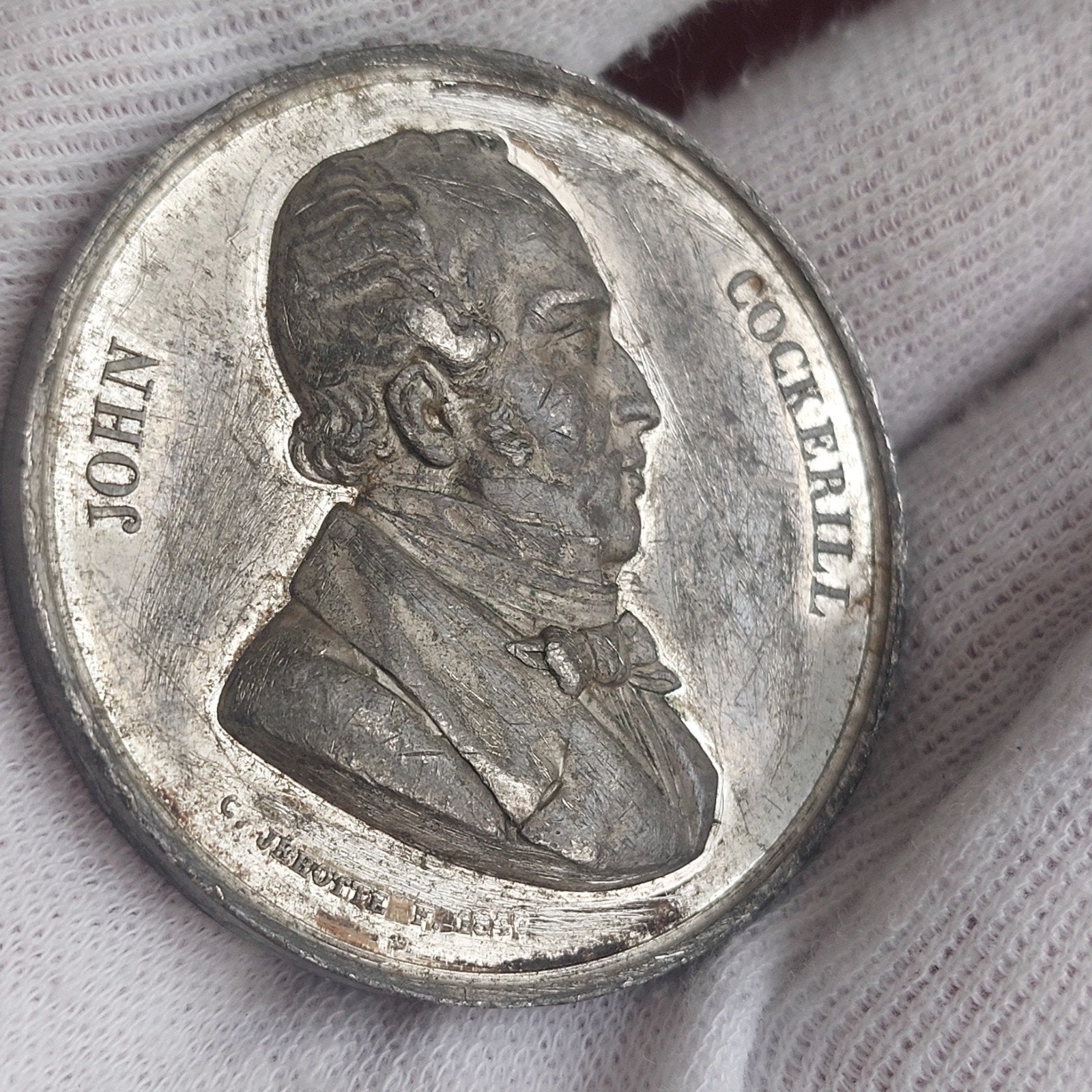 Medaille / Belgique / John Cockerill / Liege, Seraing / 1871, Enlèvement ou Envoi