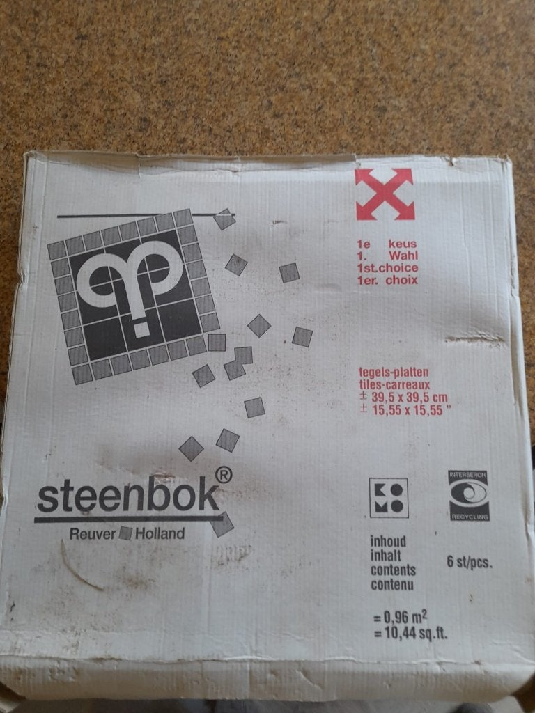 nieuwe tegels, Ophalen, Keramiek, Nieuw, 5 tot 10 m²