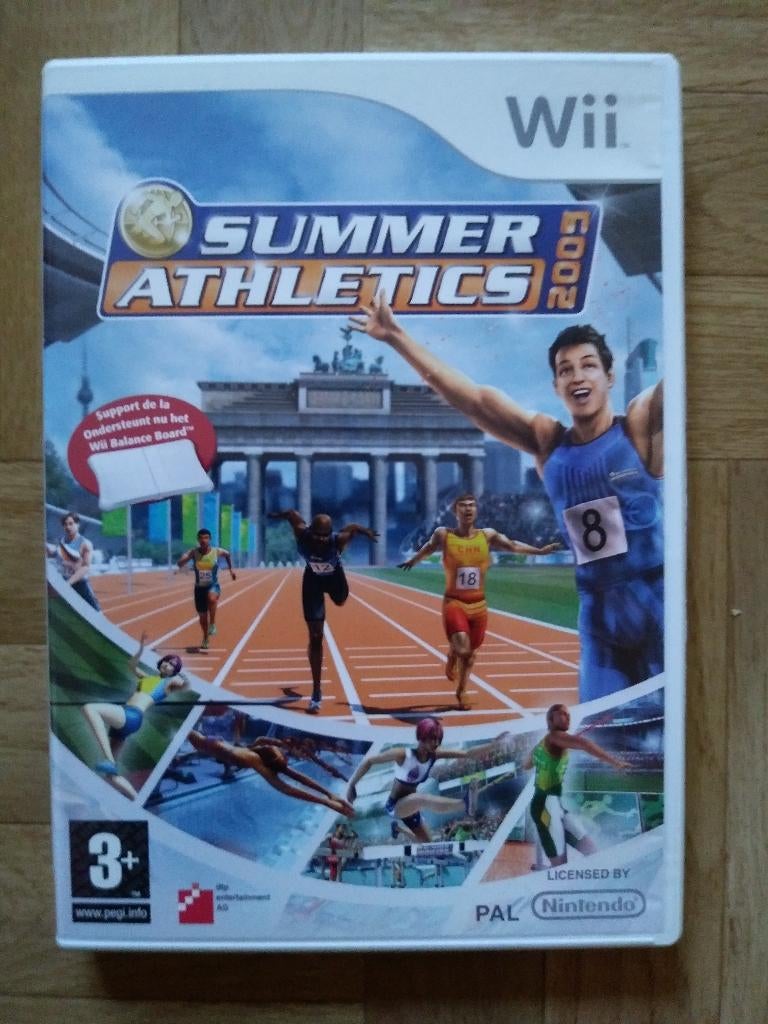Summer Athletics 2009 voor Wii en Wii U, Games en Spelcomputers, Games | Nintendo Wii, Zo goed als nieuw, Sport, 3 spelers of meer
